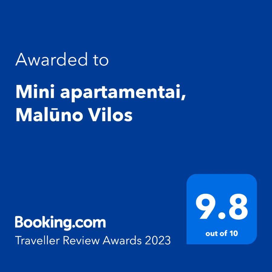 帕兰加"Mini Apartamentai", Maluno Vilos公寓 外观 照片